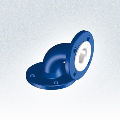 Elbows - Lined piping system in PTFE, PFA, PP and PVDF / 1