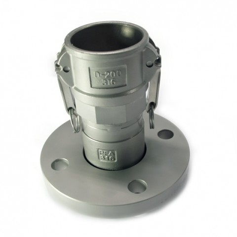 Camlock lbs - Stainless steel PFA lined fittings for flexible hoses / 1